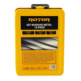 Set Burghie Metal ROTOR RBM19, 19 piese, HSS, pentru gaurit metal