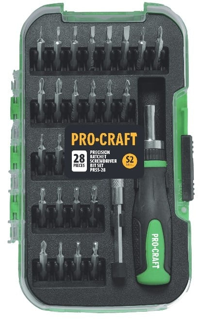 Set Trusa Biti PROCRAFT PRSS-28, 28 piese, biti 4x28 mm