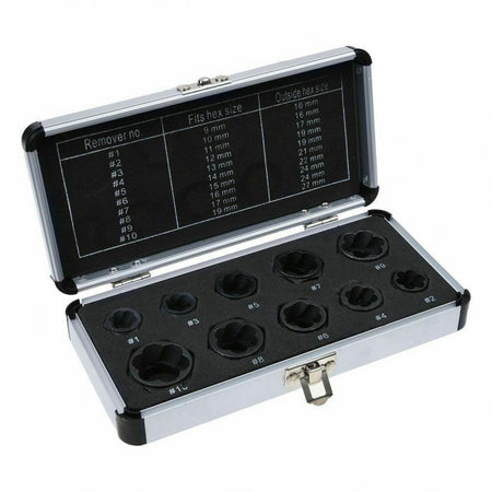 Set dispozitive pentru extras piulite deteriorate