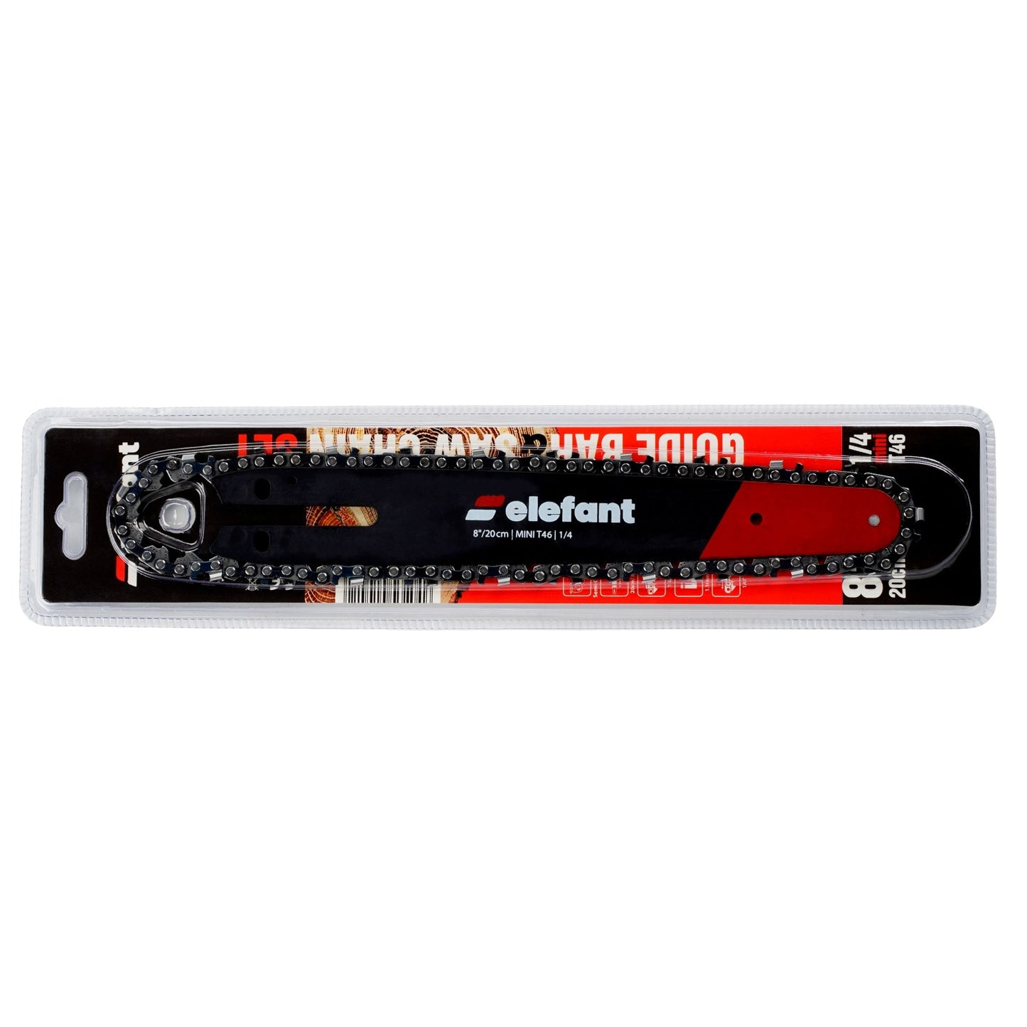 Set lamă + lanț drujbă 8″/20 cm 46T Pas 1/4 1.1 mm ROTOR