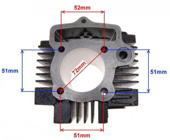 Set motor ATV, Cross 4T 125cc (piston 54 mm) - vedere 3