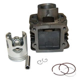 Set motor scuter 2T 50cc MBK Booster racire aer - vedere ansamblu
