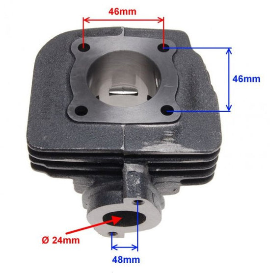 Set motor scuter 2T 50cc Suzuki AD Morini racire aer - componente incluse