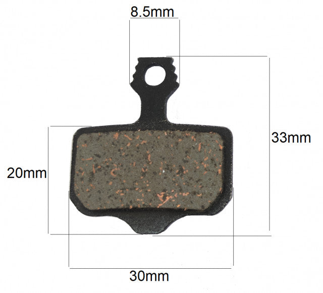 Set placute frana bicicleta   trotineta 02D