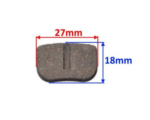 Set placute frana Pocket bike, mini atv