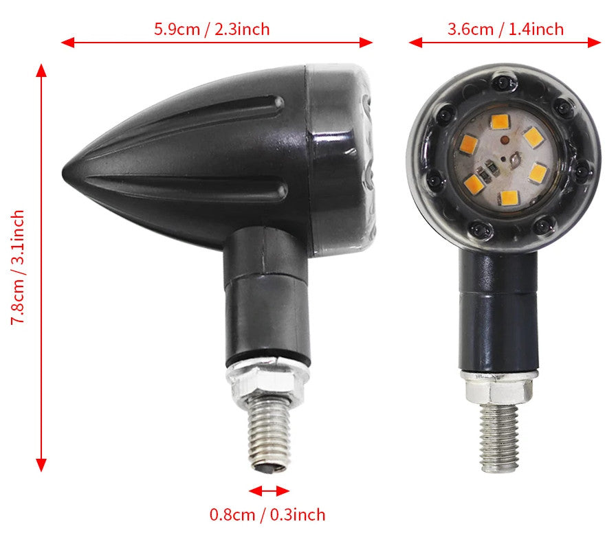 Set semnalizare moto (5 leduri)