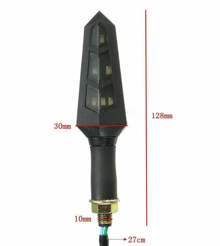 Set semnalizare LED moto KL038, pentru scuter si motocicleta, 2 bucati