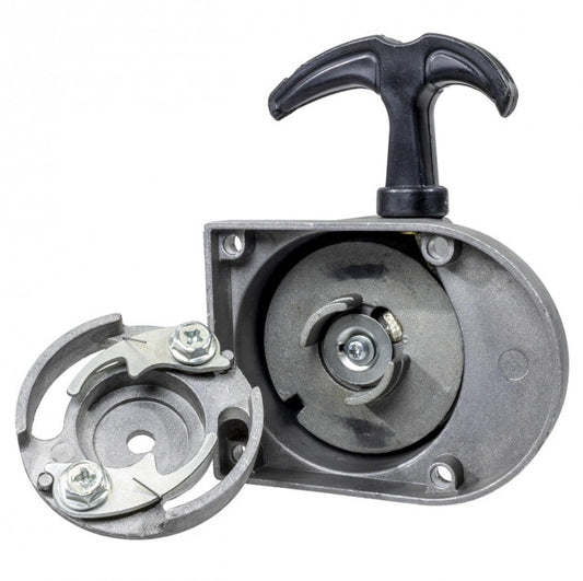 Sistem de pornire la sfoara bicicleta cu motocicletar 2 timpi (model 2)