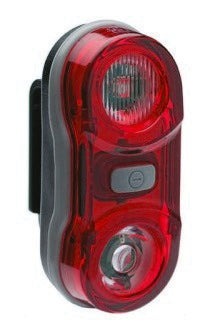 Stop bicicleta Tork cu 2 LED-uri rosii super bright, 0.5W, 17 lumeni, 3 functii