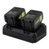 Suflanta pe acumulator PARTNERPRO PP8A519, 2x20V 4Ah Li-Ion, 55 m/s, 515 CFM, incarcator dublu inclus