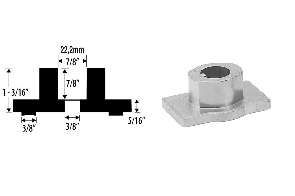 Suport pentru drujba cutit masina tuns iarba Husqvarna Jet 55S, R52, Nac Molgo 55S / R52 Taiwan
