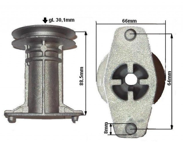 Suport cutit masina tuns iarba Viking MB400, MB450, MB455, MB500, MB650