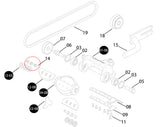 Surub cutit decojitor busteni adaptabil drujba (convex) - vedere 2
