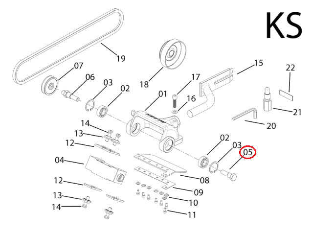 Surub decojitor busteni drujba standard (KS.05-05) (buc)