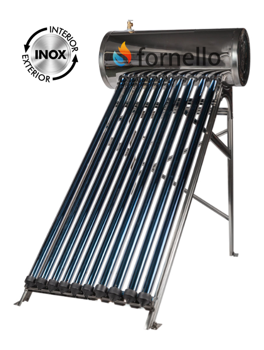 Panou solar presurizat compact FORNELLO SPP-470-H58/1800-10-c, 10 tuburi vidate de tip heat pipe si boiler din inox de 92 litri