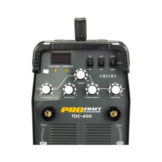 Aparat de sudat invertor Procraft Industrial TDC-400 - ZEP.RO - Ți-e la îndemână!