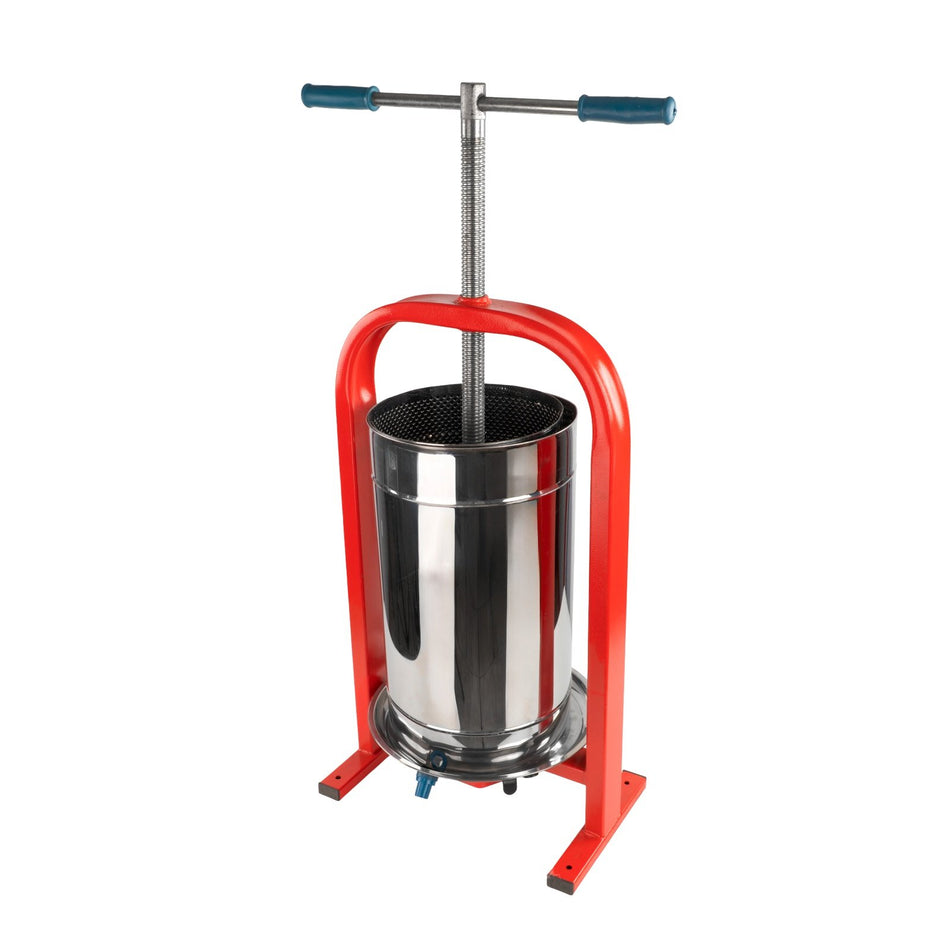 Teasc struguri inox DIONIS 20L, manual, incarcare 17 kg, sac tescovina inclus
