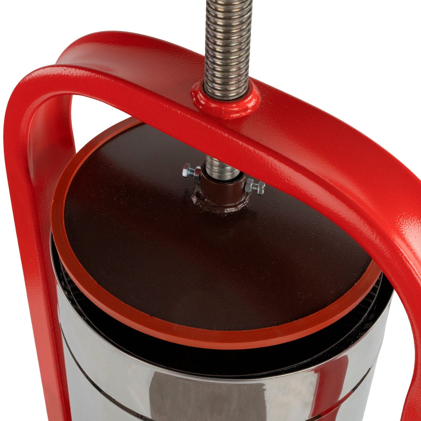 Teasc struguri inox DIONIS 25L, presare manuala, incarcare 18 kg, sac tescovina inclus