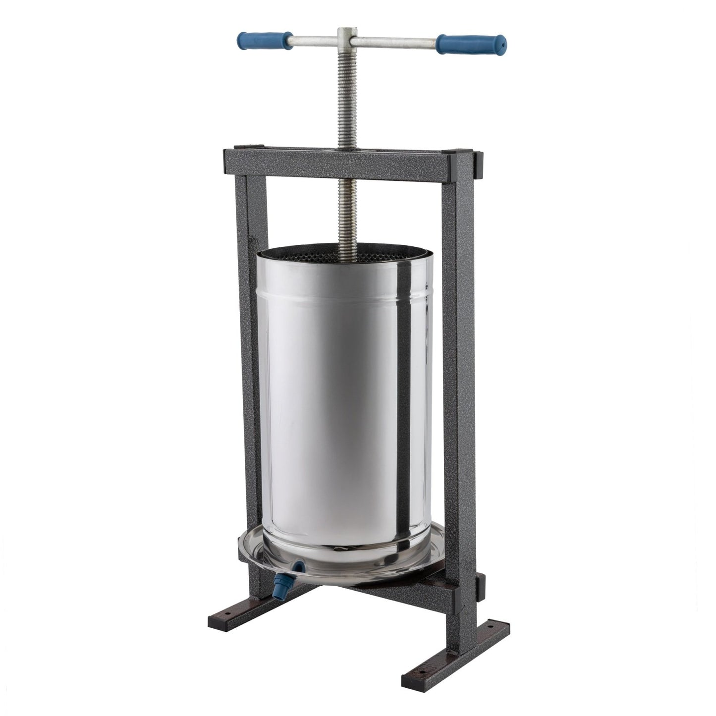 Teasc manual inox Vilen 25L cu sac tescovina, 600x400x280 mm, pentru struguri si fructe moi