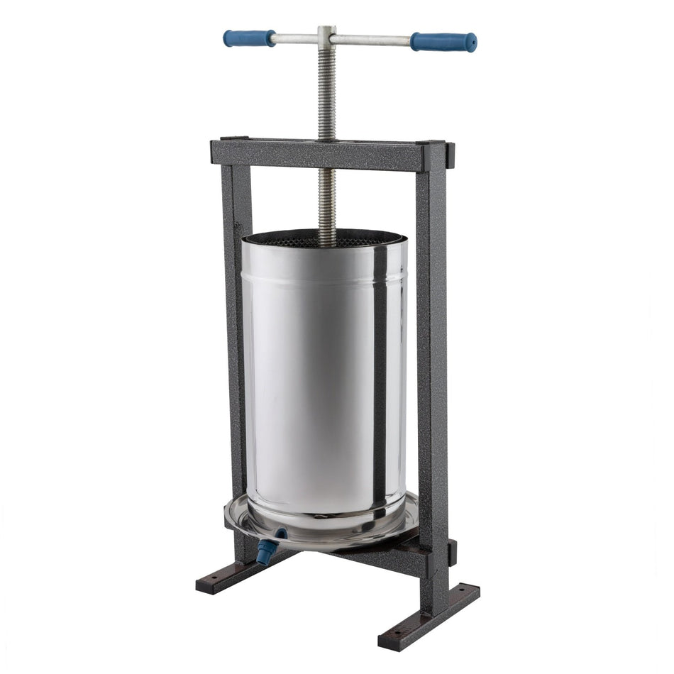 Teasc struguri inox VILEN 25L, manual, cu sac pentru tescovina, compact si rezistent