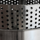 Teasc manual inox Vilen 25L cu sac tescovina, 600x400x280 mm, pentru struguri si fructe moi