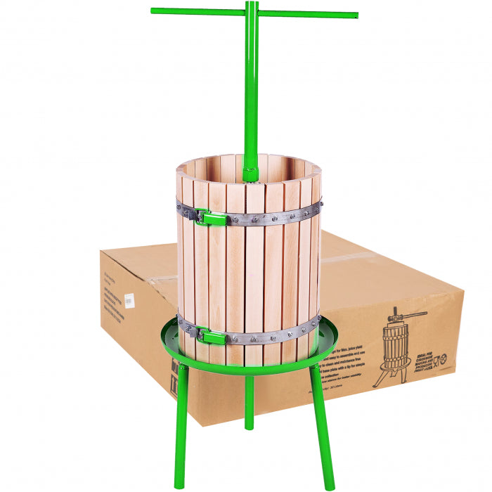 Teasc struguri ZEP 1710, 32 litri, demontabil, fabricat in Romania, cos lemn esenta tare, manual