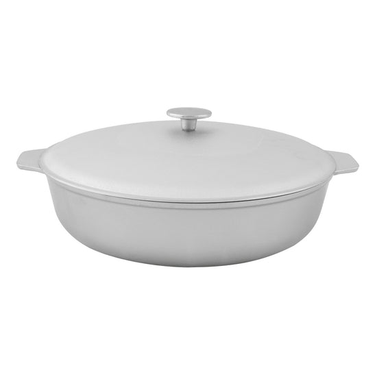 Tigaie Aluminiu Alimentar ROTOR, 320x83mm, cu capac, pentru foc si aragaz