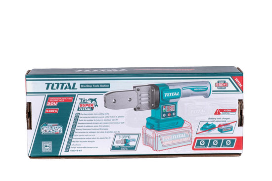 Aparat sudura tevi PPR TOTAL 20V, termofuziune portabila, fara acumulator si incarcator