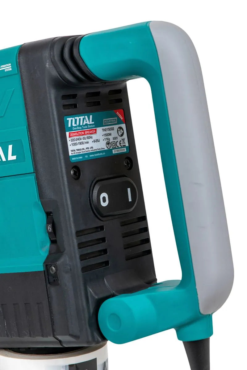 Ciocan demolator PROFESIONAL TOTAL Industrial, 1500W, 25J, SDS-MAX
