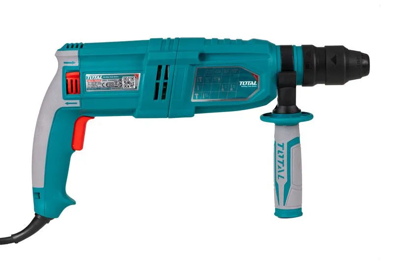 Ciocan rotopercutor profesional TOTAL 800W, 2.5J, SDS+, 26mm, mandrina 13mm