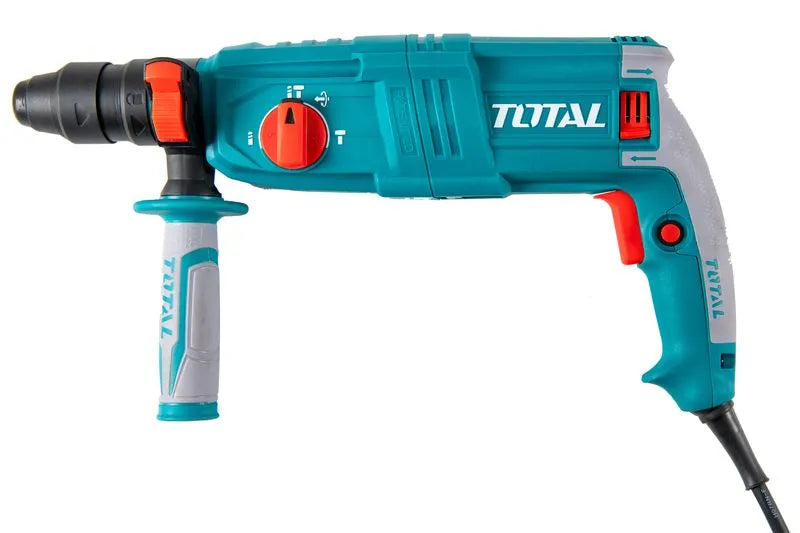 Ciocan rotopercutor profesional TOTAL 800W, 2.5J, SDS+, 26mm, mandrina 13mm