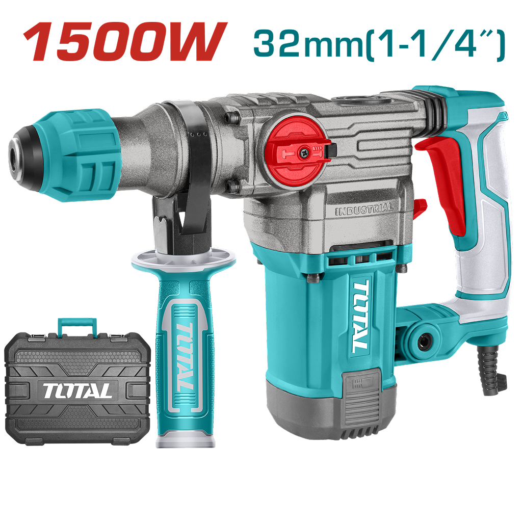 Ciocan rotopercutor TOTAL 1500W, 5.5J, SDS Plus – INDUSTRIAL