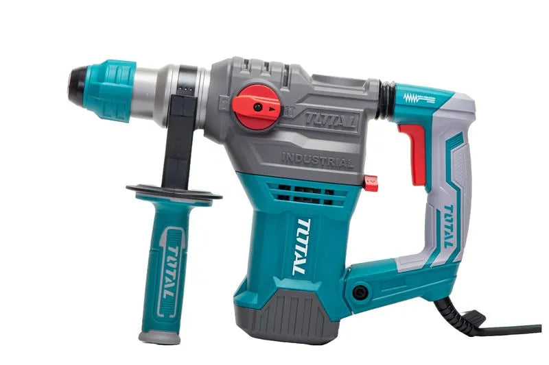 Ciocan rotopercutor profesional TOTAL 1500W, 5.5J, SDS Plus, 32mm beton