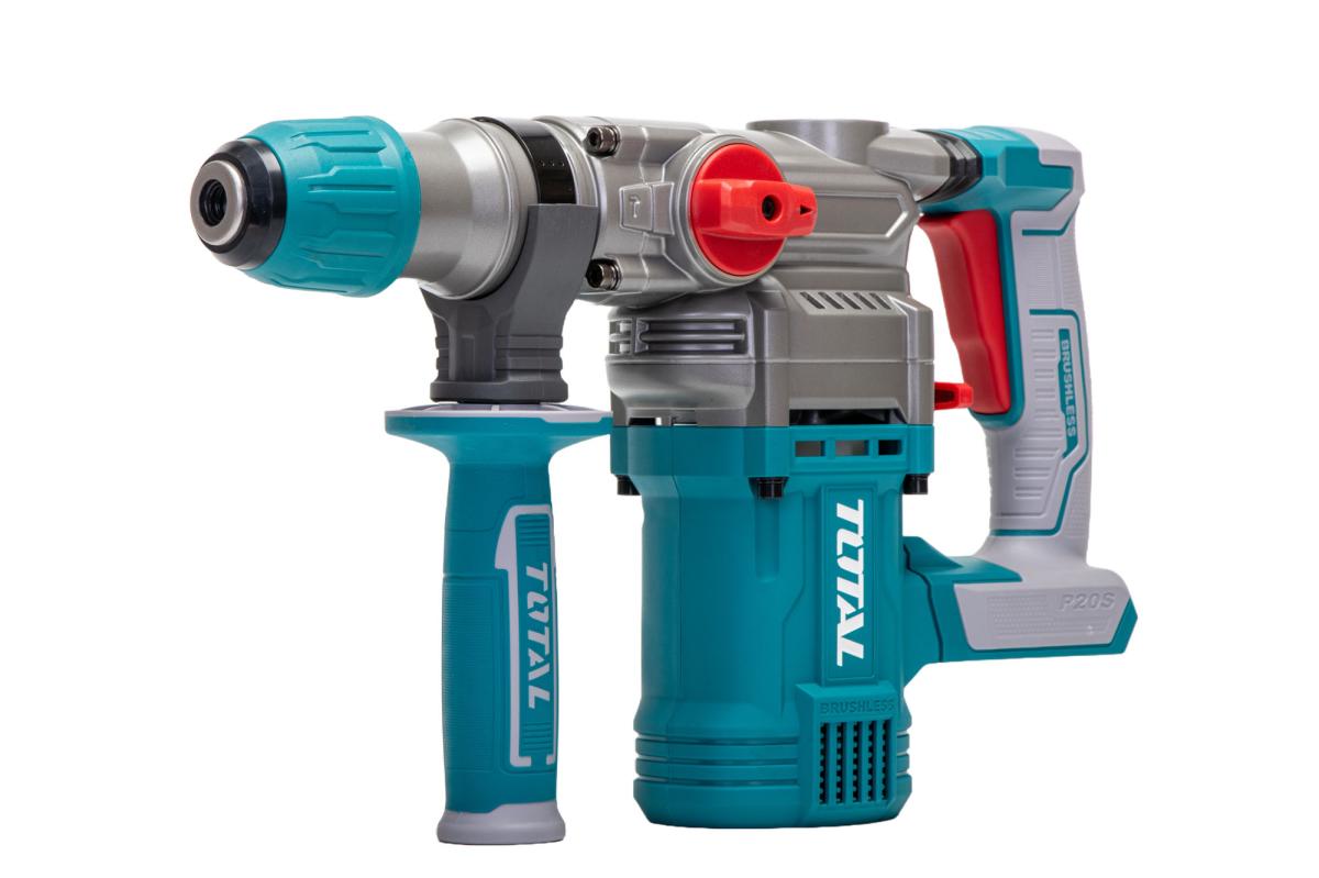 Ciocan rotopercutor TOTAL 20V, 4.5J, SDS Plus, motor fara perii (fara acumulator si incarcator)