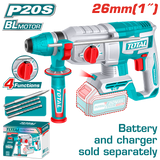 Ciocan rotopercutor TOTAL 20V Li-Ion, 2.5 J, SDS Plus (FARA acumulator si incarcator)