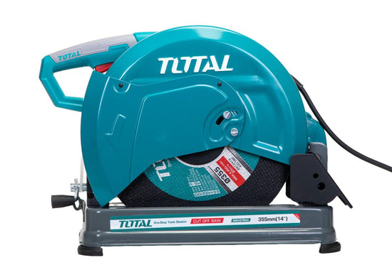 Circular de banc pentru metal TOTAL 355mm, 2400W, 3900rpm, taiere la 45°