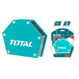 Magnet sudura TOTAL 4”, unghiuri 30°–150°