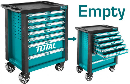Dulap mobil TOTAL cu 7 sertare, gol, 765 x 465 x 812 mm