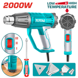 Feon industrial TOTAL, 2000W, temperatura reglabila, 3 trepte aer