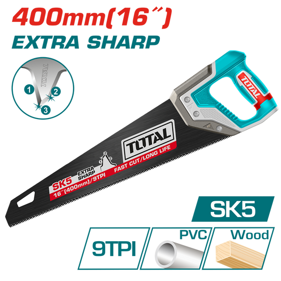 Fierastrau pentru lemn TOTAL Industrial 16” / 400 mm, lama SK5, 9 TPI
