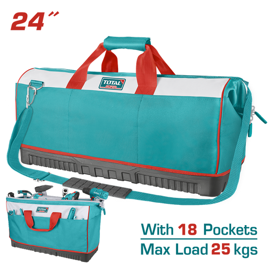 Geanta pentru unelte TOTAL 60 cm, baza ranforsata, 25 kg