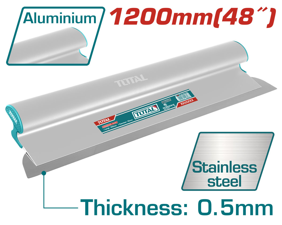 Gletiera Total | 1200mm (48") | Lama Inox 0.5mm | Maner Aluminiu