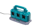 Incarcator baterii TOTAL 20V Li-Ion P20S, 6 porturi, incarcare secventiala