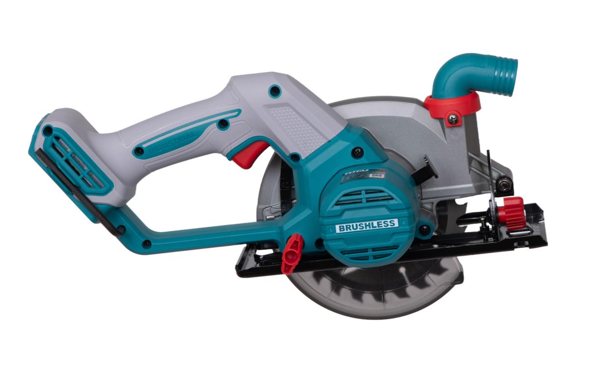 Kit combo TOTAL 20V – fierastrau circular, masina de gaurit cu impact, slefuitor, 2 acumulatori, incarcator