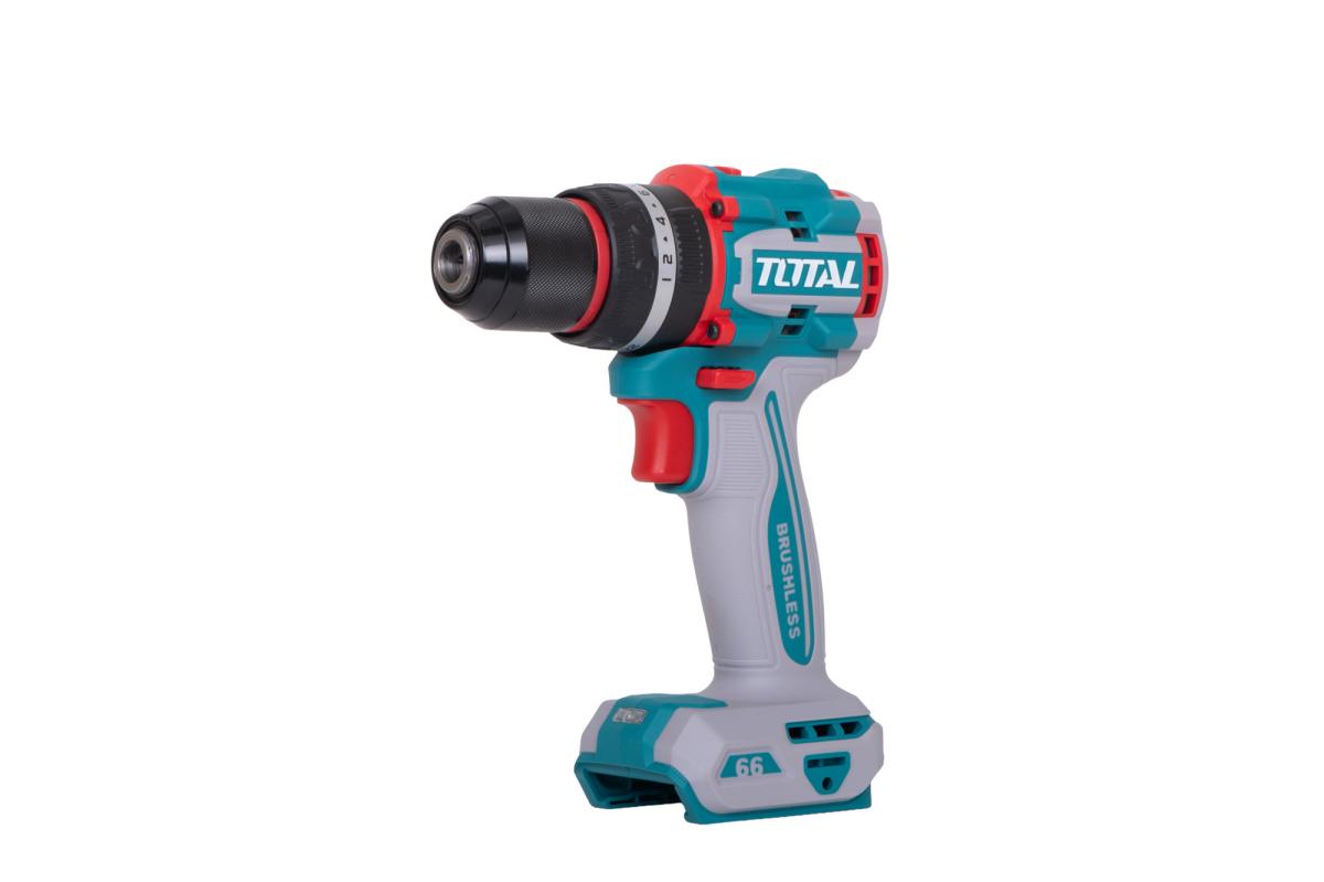 Kit Combo TOTAL 20V 2.0Ah – Masina de gaurit cu impact 66Nm + Masina de insurubat cu impact 285Nm, 2 acumulatori, incarcator