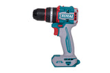 Masina de gaurit cu percutie TOTAL 20V, 66 Nm, motor fara perii (FARA acumulator si incarcator)