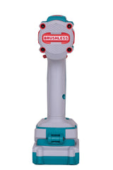 Masina de gaurit cu percutie TOTAL 20V 66Nm, 2x2.0Ah, Brushless