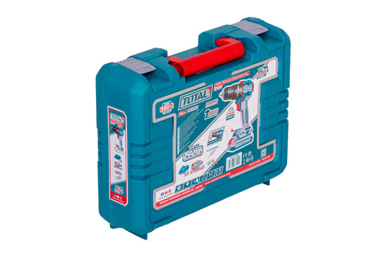 Masina de gaurit cu percutie TOTAL 20V 66Nm, 2x2.0Ah, Brushless