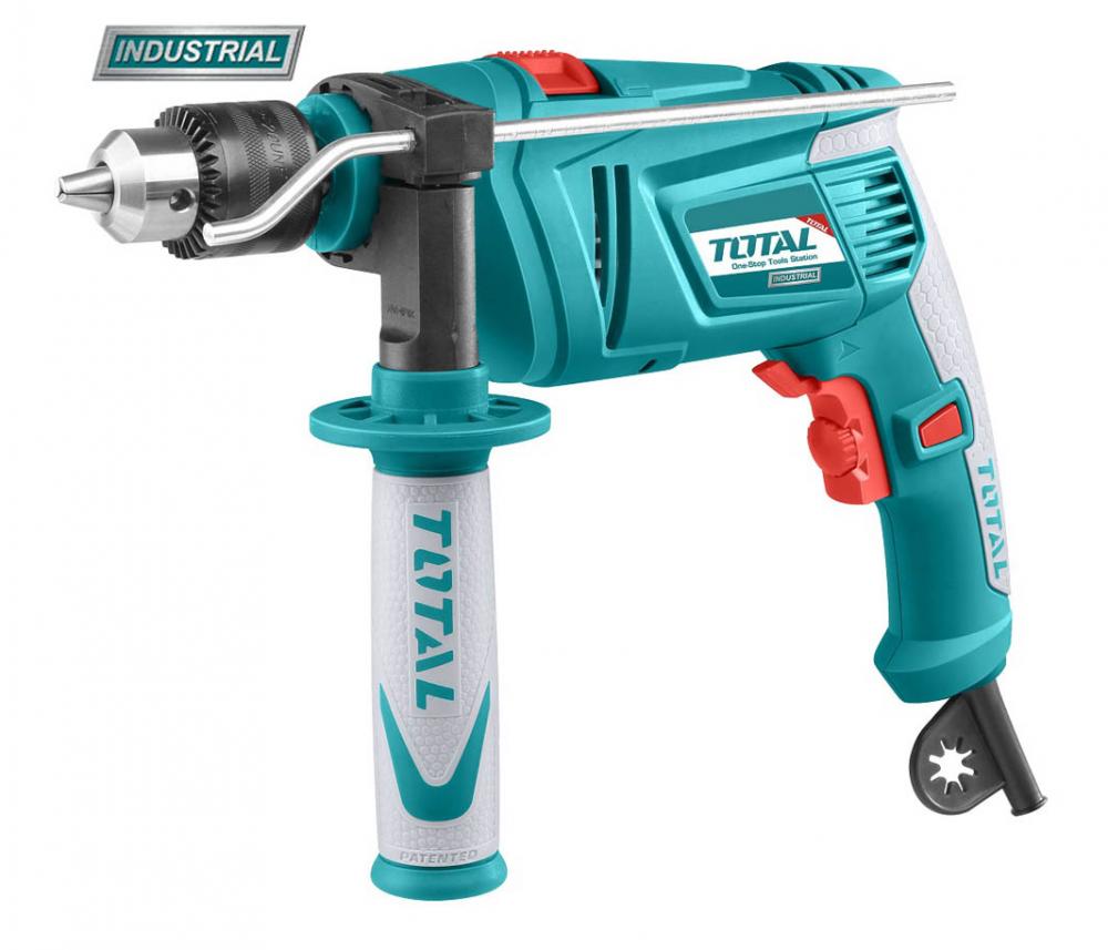 Masina de gaurit cu percutie TOTAL Industrial 850W, 0–2700 rpm
