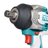 Pistol de insurubat cu impact TOTAL 20V, 1050 Nm, prindere 3/4", 2 acumulatori 5.0Ah, incarcator inclus